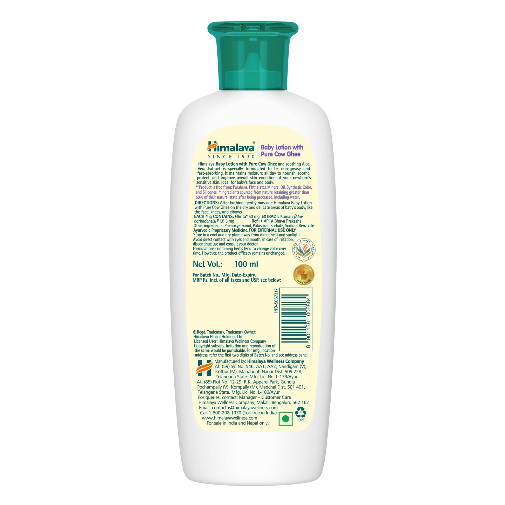 Himalaya Baby Lotion with Pure Cow Ghee 400ml