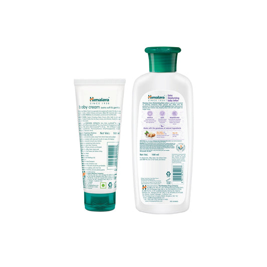 Baby Cream and Extra Moisturizing Baby Lotion Combo 100ml