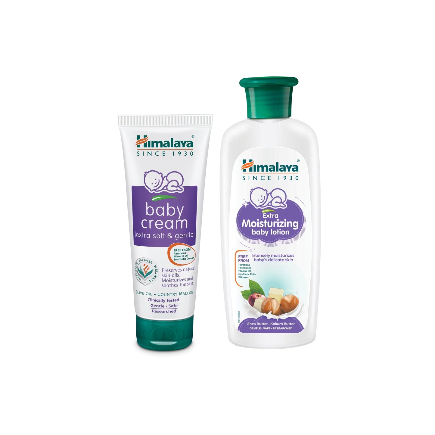 Baby Cream and Extra Moisturizing Baby Lotion Combo 100ml