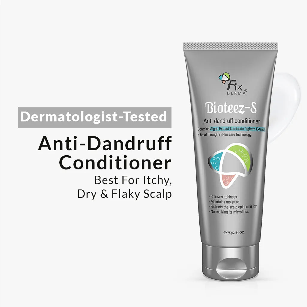 【Fixderma】 Bioteez-S - Anti Dandruff Conditioner｜バイオティーズS フケケア コンディショナー｜75g