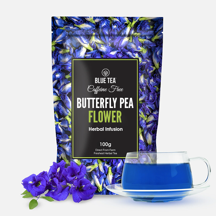 Butterfly Pea Flower Herbal Tea - 100g (200 Cups) 100G