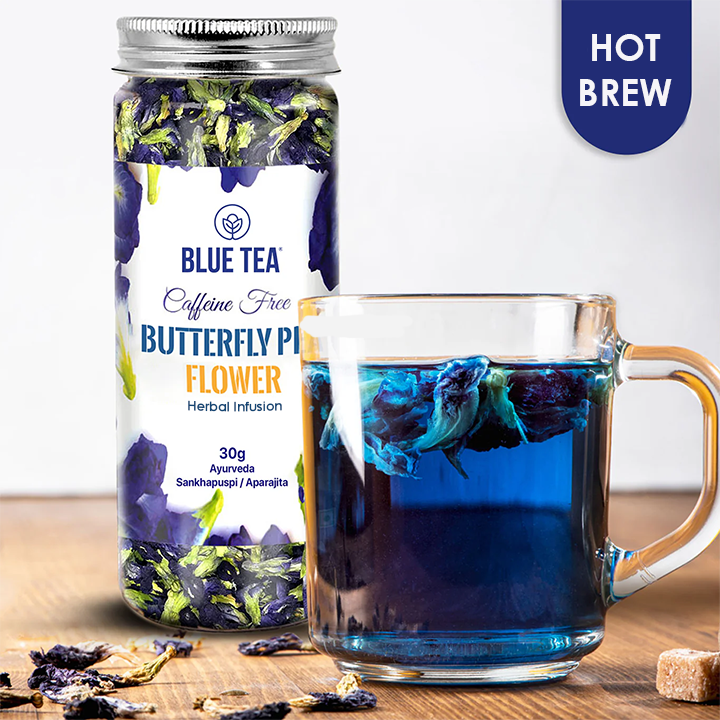 Combo-Butterfly Pea Flower Herbal Tea  - 20 Teabags & 30g 30G