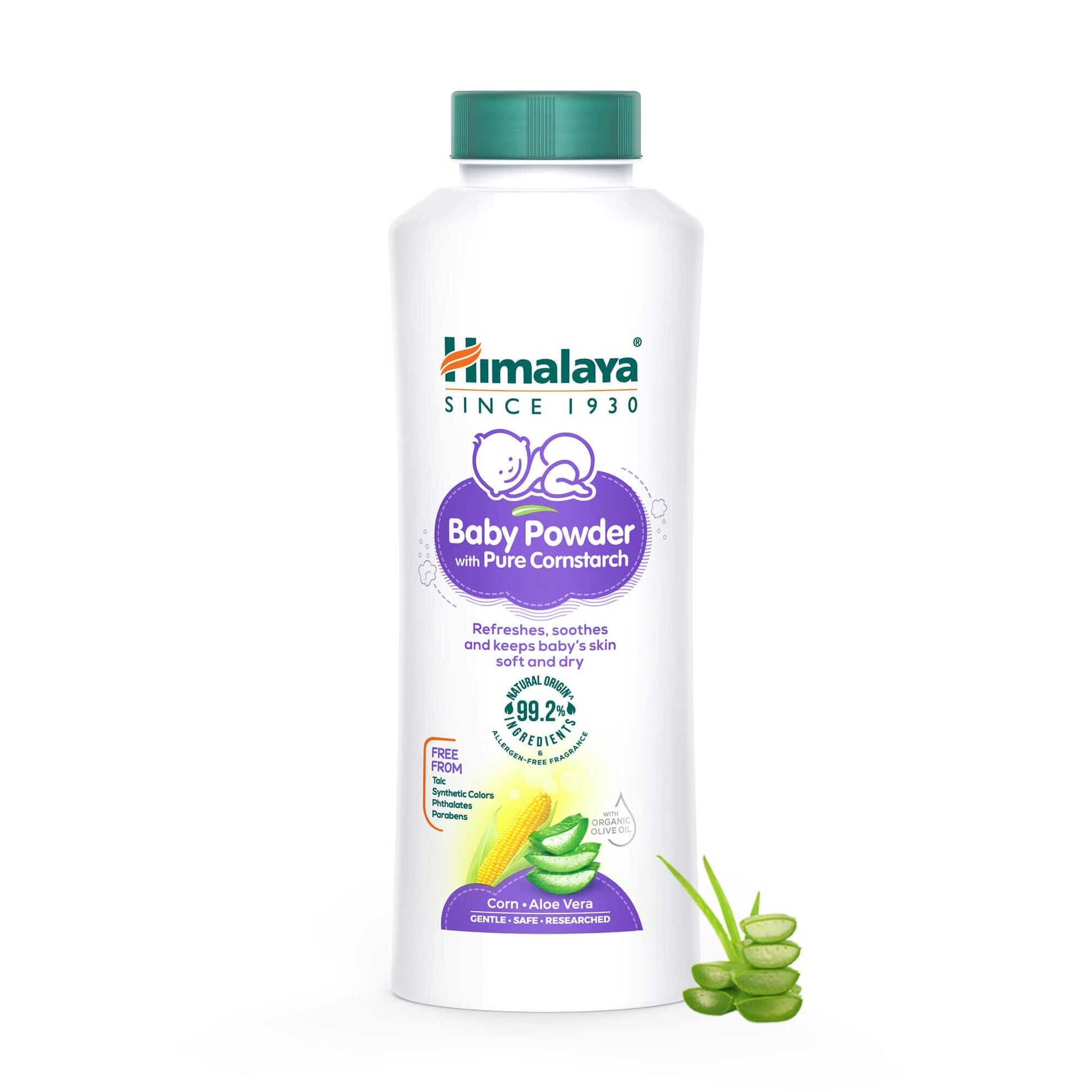 【Himalaya】 Baby Powder with Pure Cornstarch｜バブイパウダーウイトハプレクオルンスタルクハ