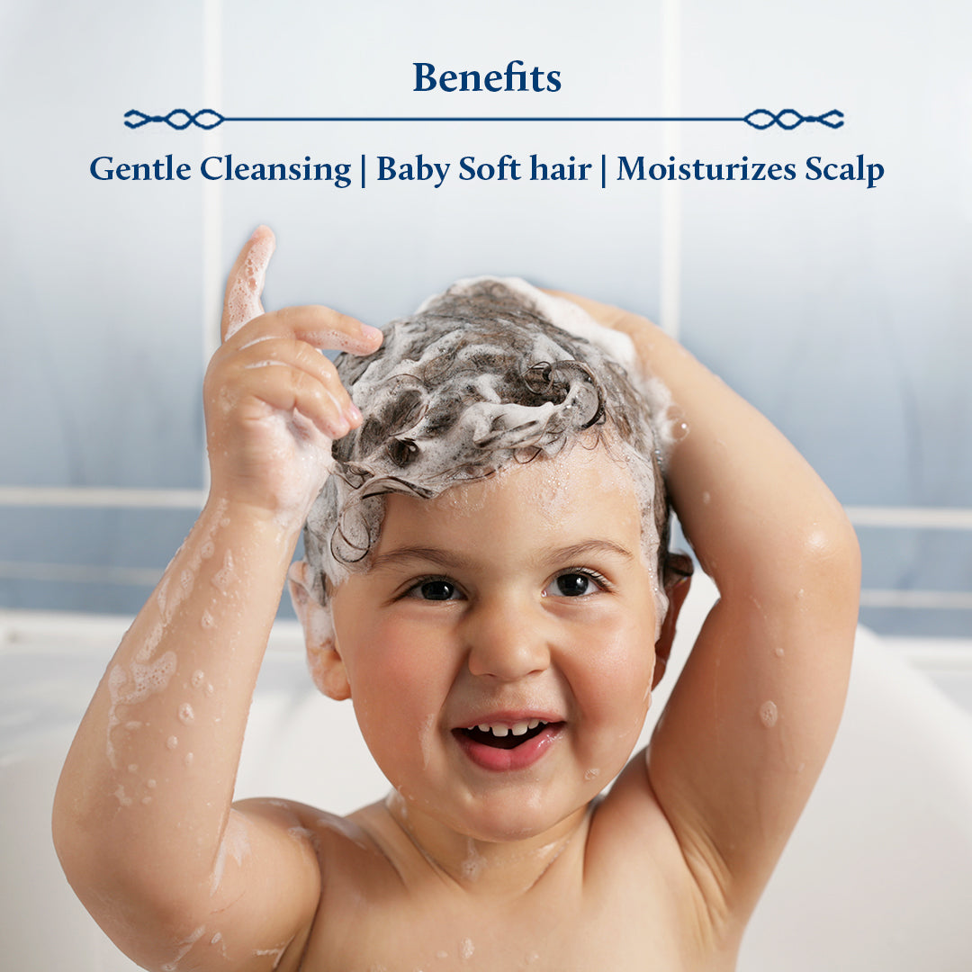 Niraa Baby Shampoo with Natural Ghee for Gentle Cleansing | No Tear Formula (14 Herbs, 200ml) 200ml