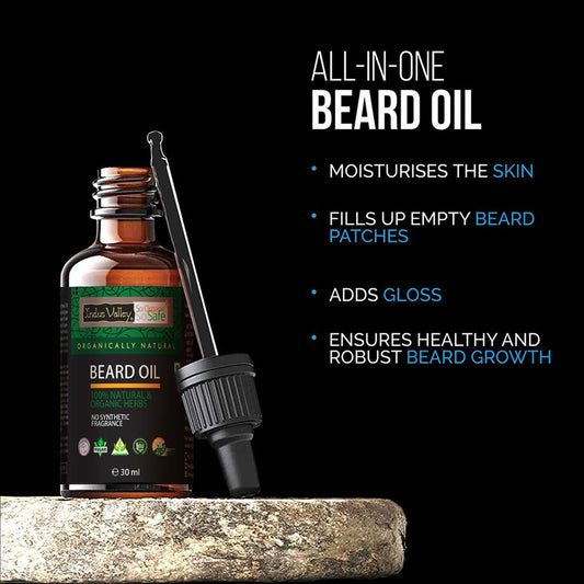 【Indus Valley】 100% Pure & Natural Beard Oil｜ピュア＆ナチュラル ビアードオイル｜30ml