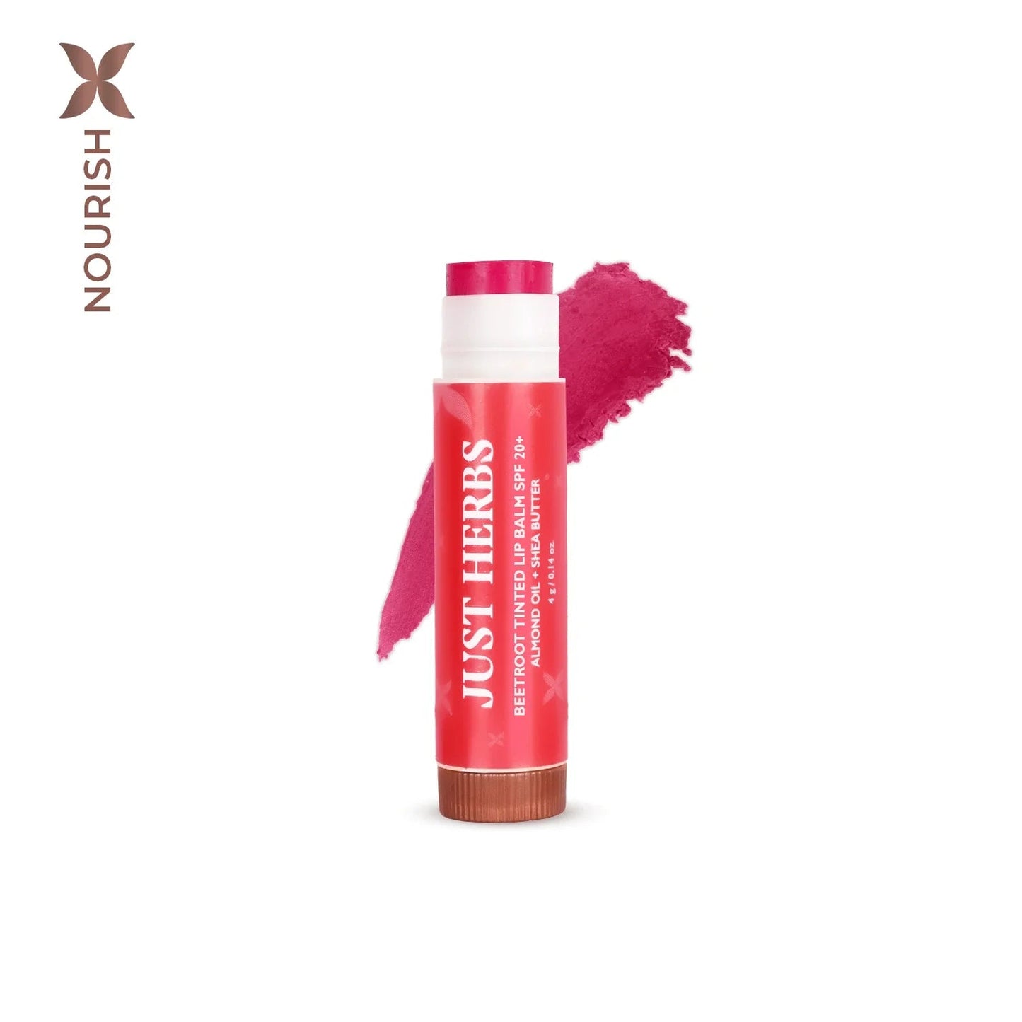 【Just Herbs】 Tinted Lip Balms SPF 20+｜ティンテッド リップバーム SPF20+