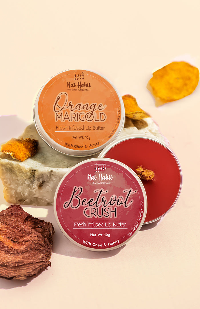 Beetroot & Orange Lip Butter 8g × 2個