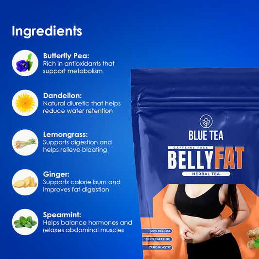 Belly Fat Herbal Tea - 30 Tea Bags | Pack Of 18 30 Tea Bags