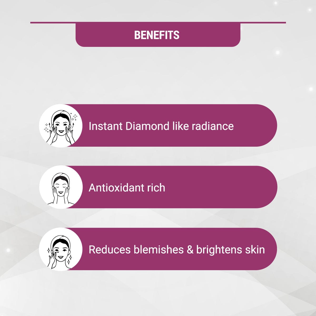 Radiant Diamond Cellular Radiance 4 In 1 Facial Kit 4N*37g