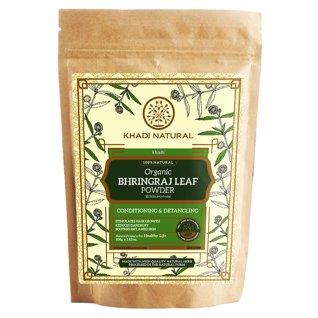 Organic Bhringraj Leaf Powder For Hair - 100% Natural 100gm