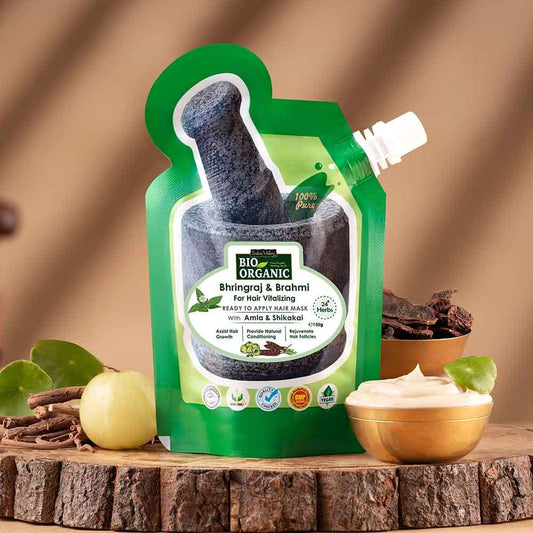 Ready-to-Apply Hair Repair Mask With Bhringraj & Brahmi - 150gm 150g