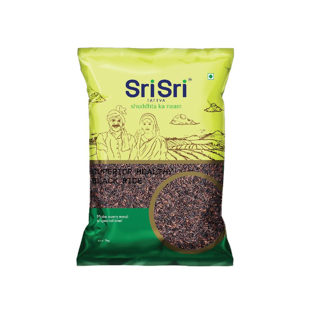 【Sri Sri Tattva】 Superior Healthy Black Rice｜ スーペリア ヘルシー ブラックライス｜ 1kg