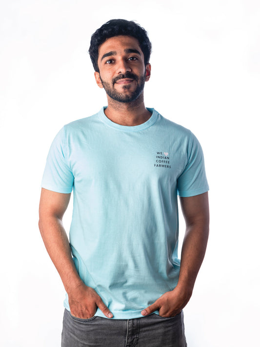 Coffee T-Shirt Blue (Mokapot) XXL