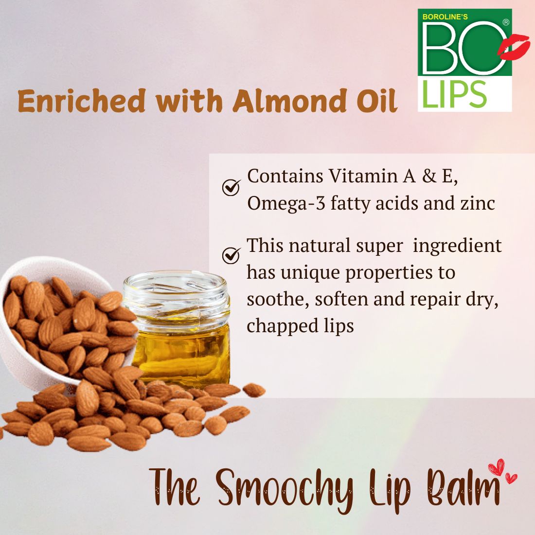 Bo Lips Nourishing Lip Balm | Strawberry Flavour