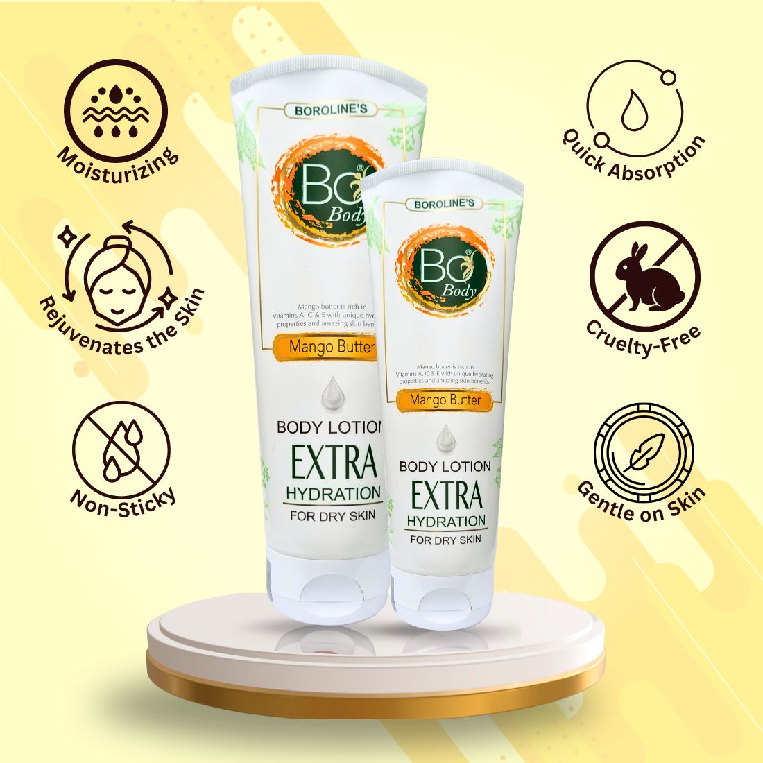 Bo Body Lotion | Deep Moisturising | Mango Butter