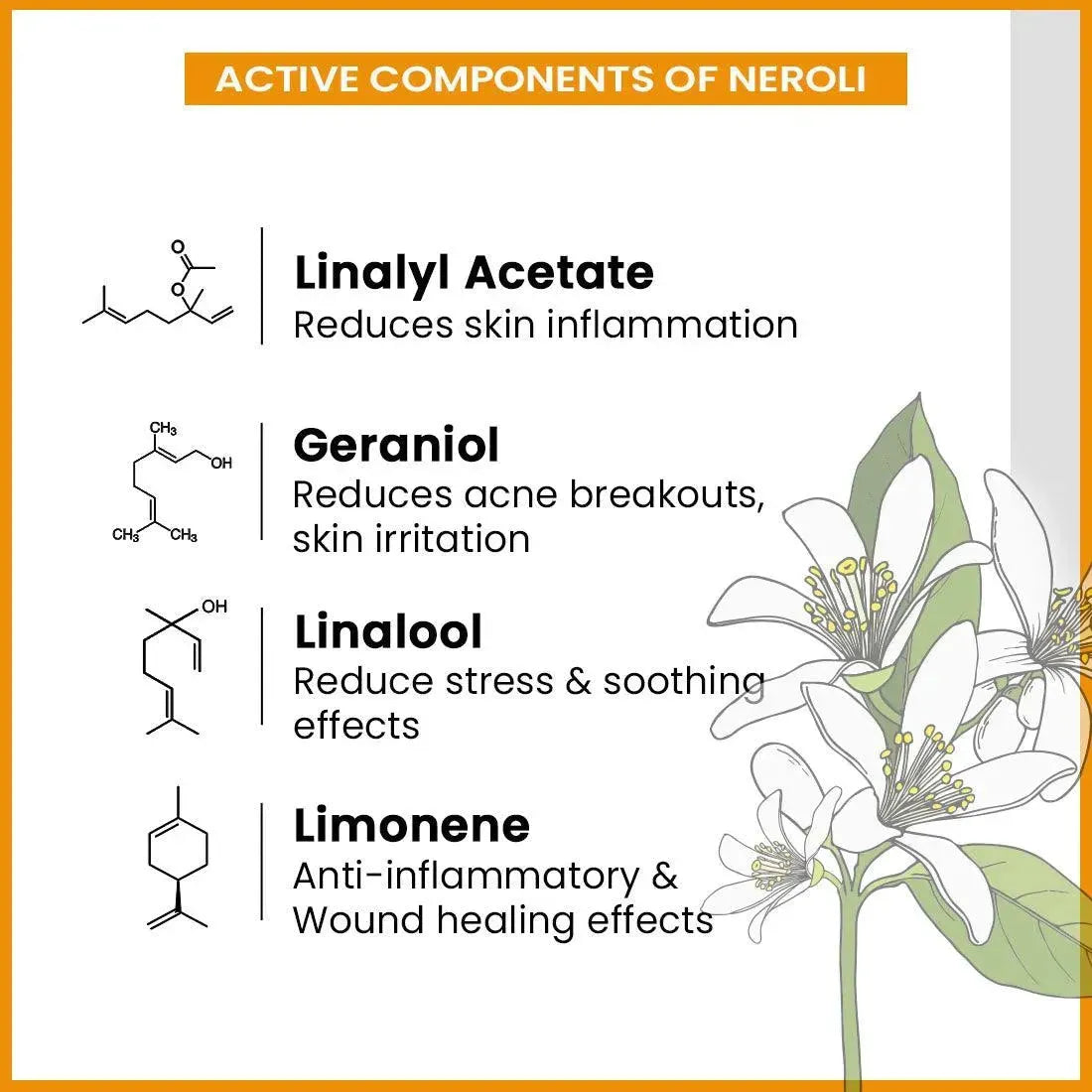 Neroli & Calendula Winter Body Oil for Dry & Sensitive Skin, Hydrating, Moisturizing, Soothes Inflammation, Improves Skin Elasticity Light, Non-Sticky 200ml