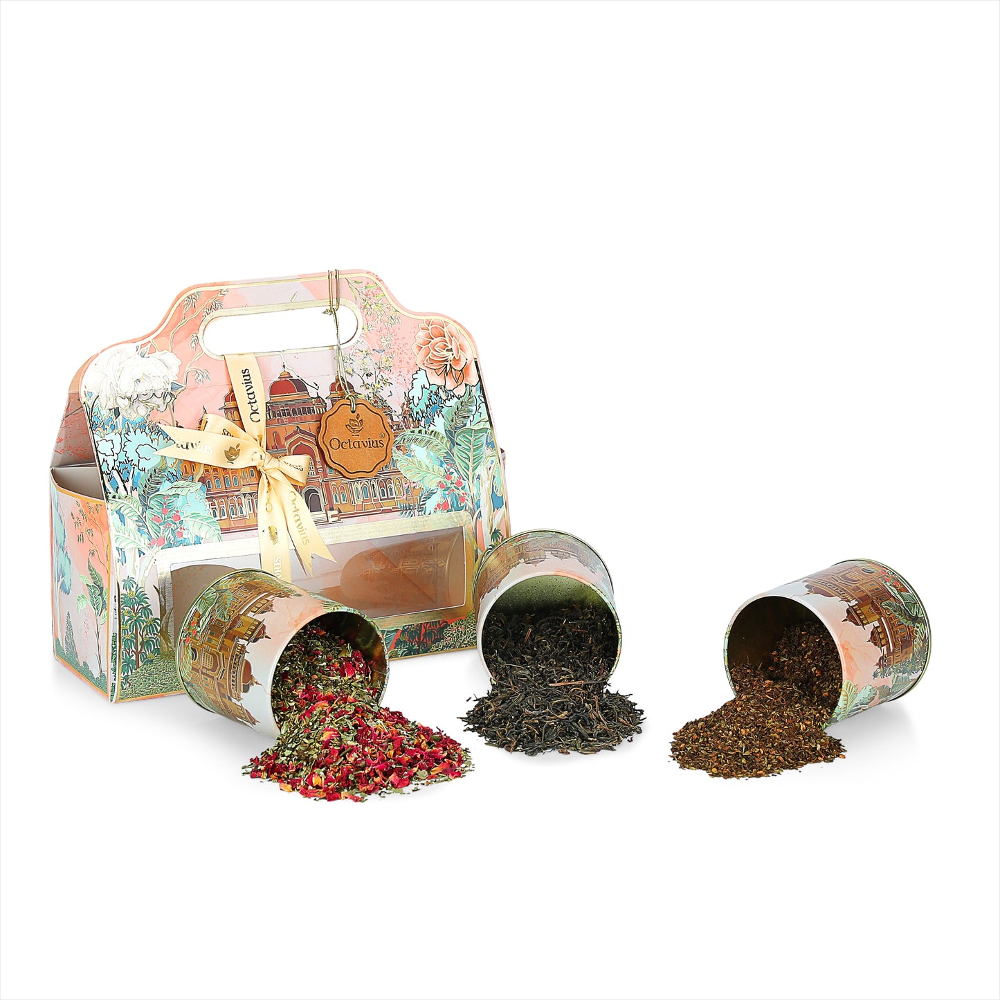 THE GRAND TEA COLLECTION – Botanical Green (3 Tins- Loose Leaf)