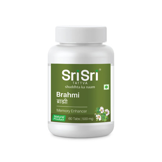 Brahmi - Memory Enhancer | Ayurvedic Natural Product, 60 Tabs | 500 mg 500mg