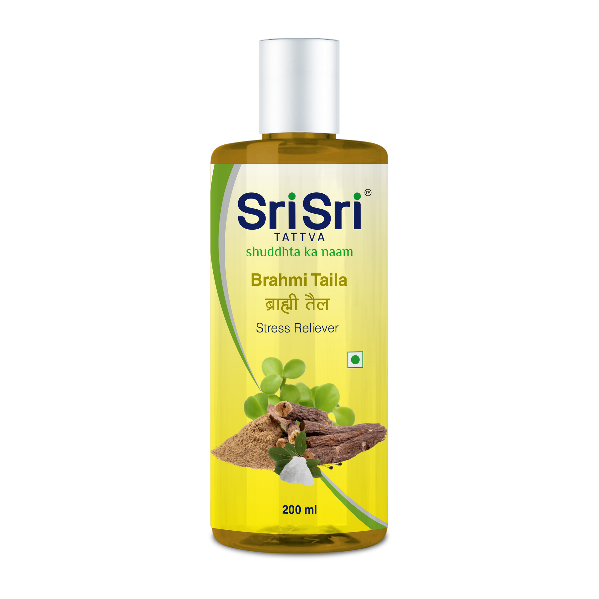 【Sri Sri Tattva】 Brahmi Taila Stress Reliever｜ ブラフミー タイラ ストレスリリーフ｜ 200ml