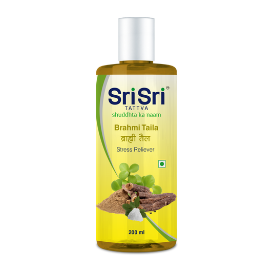 【Sri Sri Tattva】 Brahmi Taila Stress Reliever｜ ブラフミー タイラ ストレスリリーフ｜ 200ml