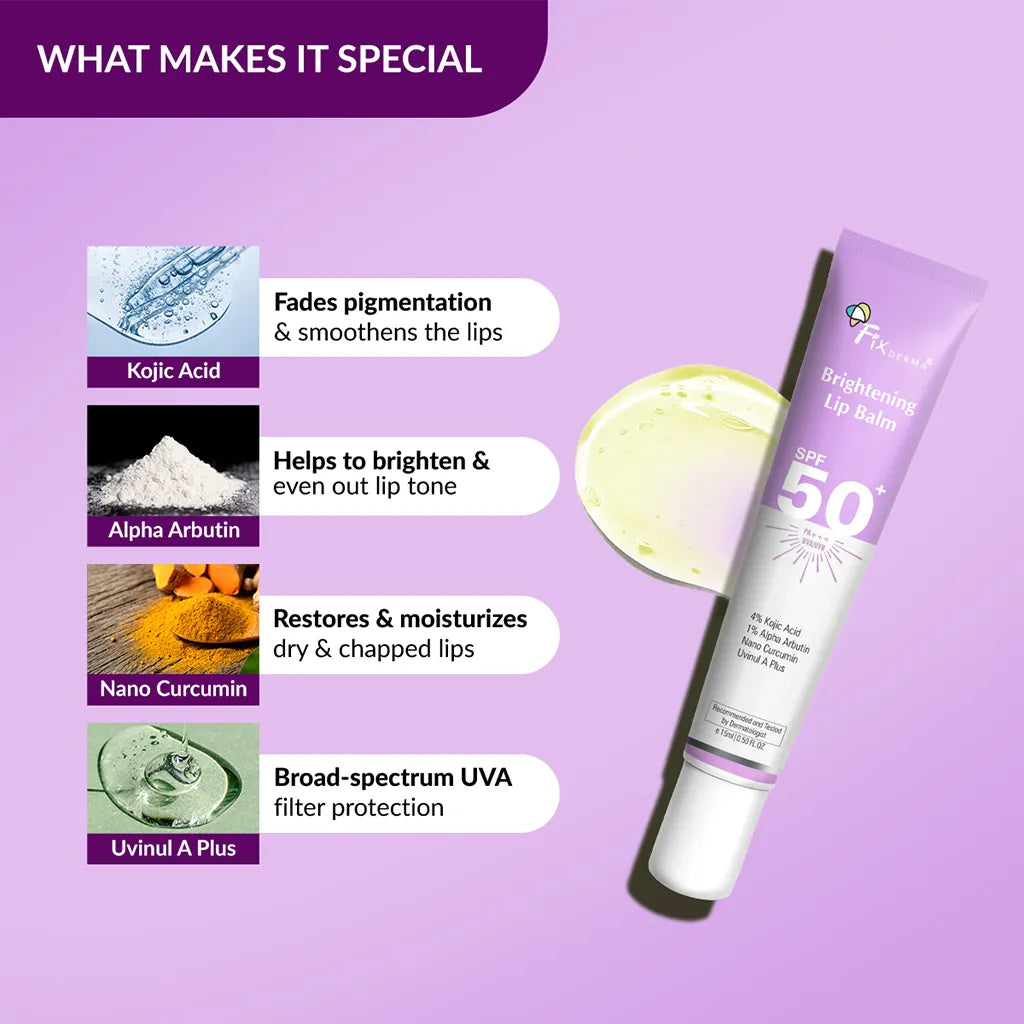 Brightening & Tinted Lip Balm with SPF 50+