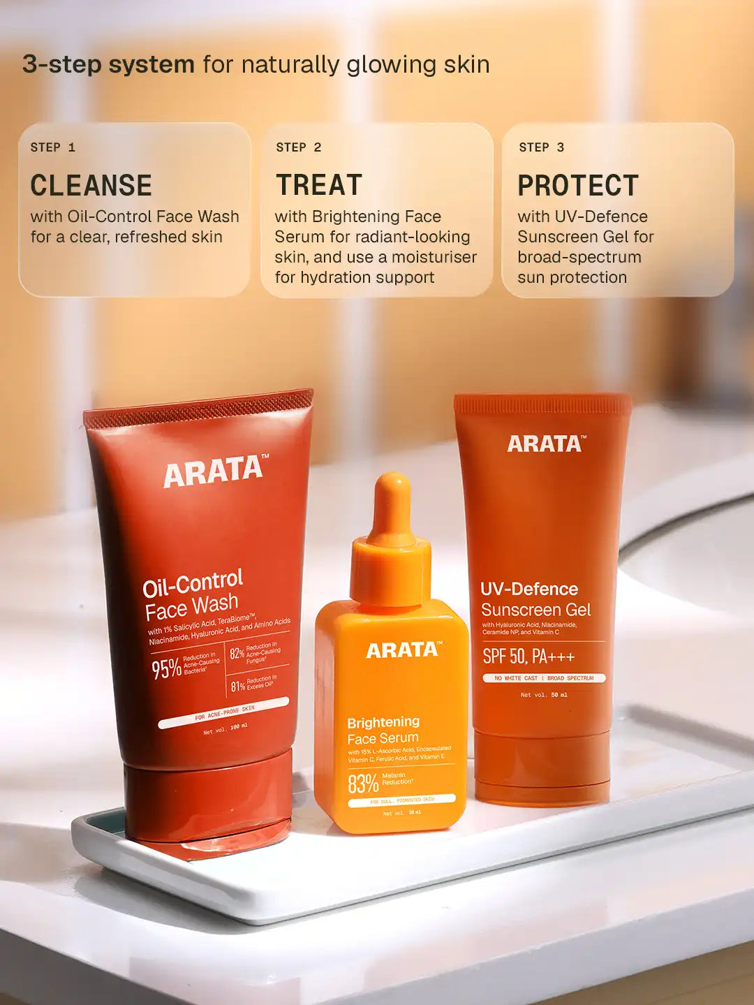 【Arata】 Brightening Face Serum - 50 ml｜ブライトニング フェイスセラム｜50 ml