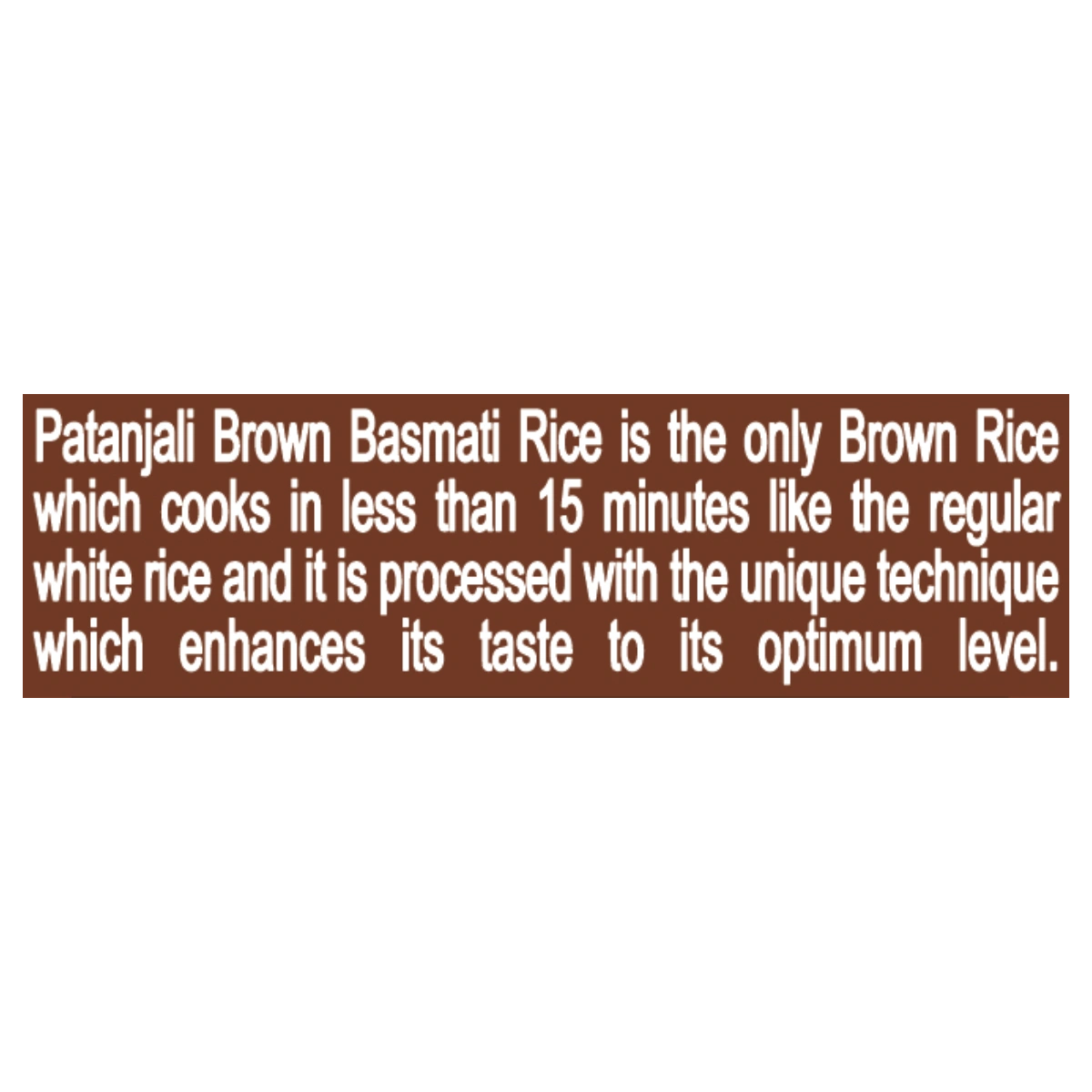 Patanjali Brown Basmati Rice Jar