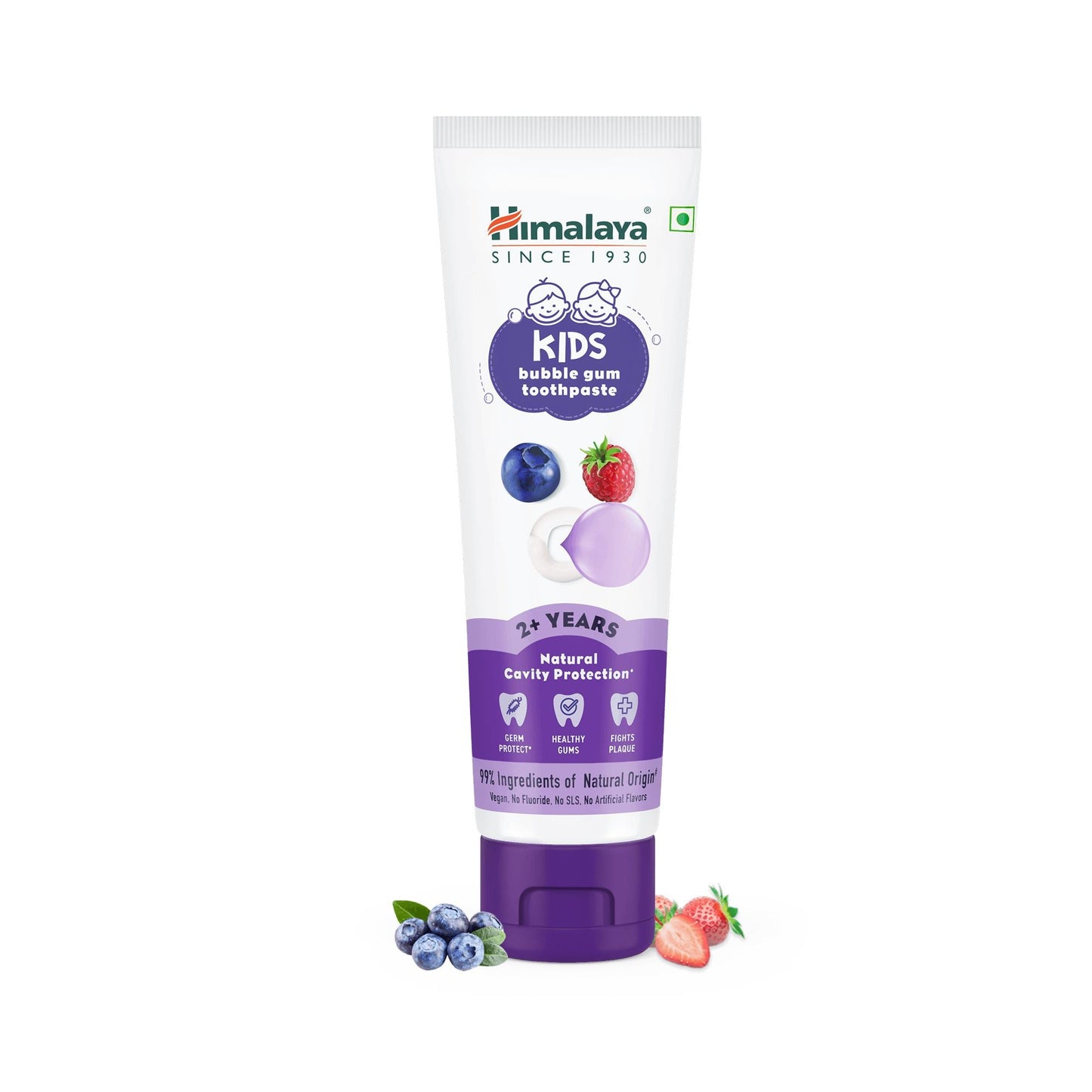 【Himalaya】 Himalaya Kids Bubble Gum Toothpaste｜ヒマルアヤキドスブブブルエグムトゥースペースト