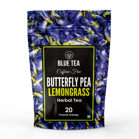 Butterfly Pea Lemongrass |20 Pyramid Teabags 20 Tea Bags