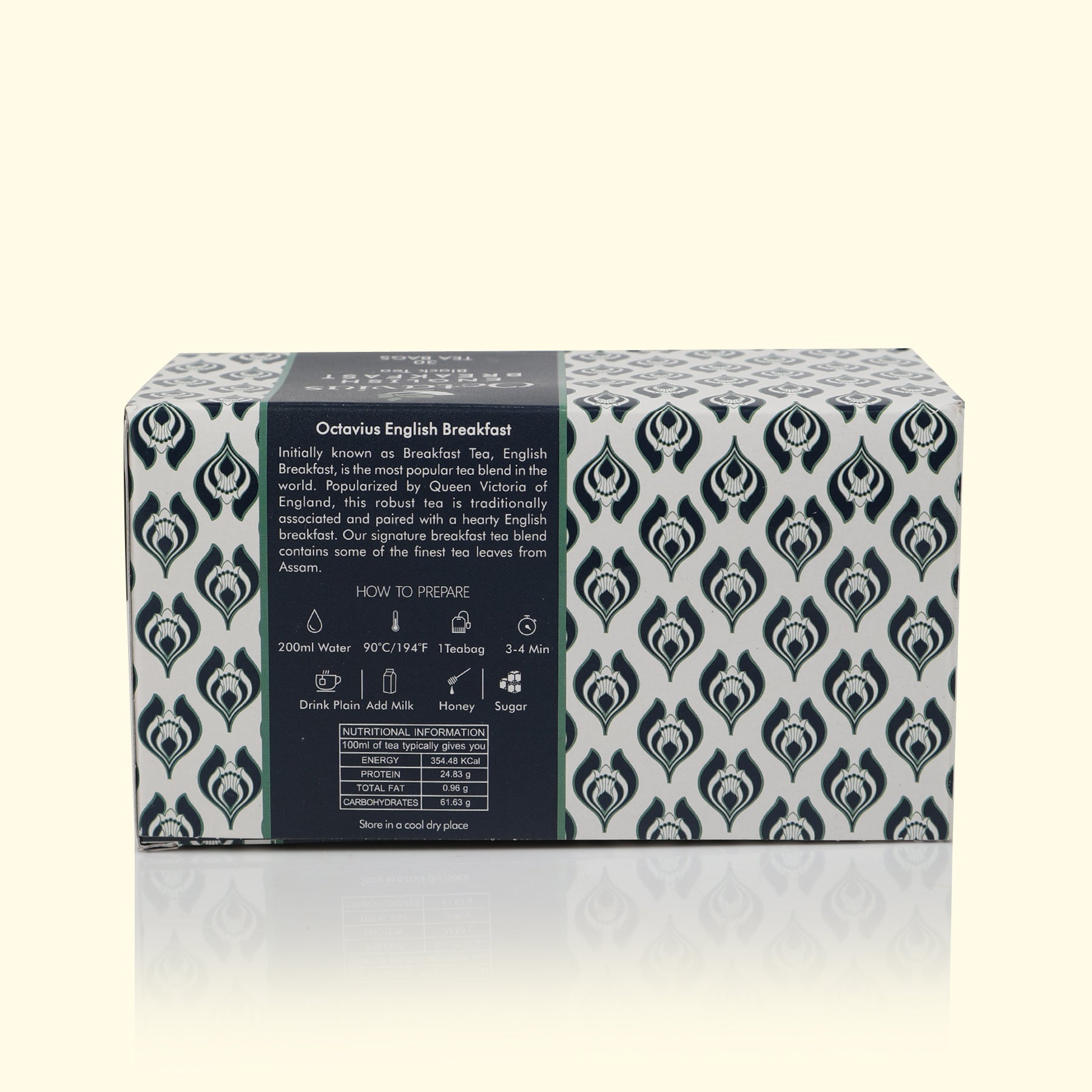 English Breakfast Black Tea - 30 Enveloped Teabags 150g