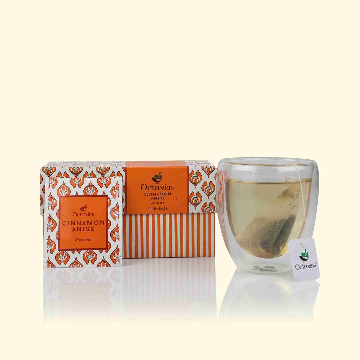 Cinnamon Anise Green tea - 30 Enveloped Teabags 195g
