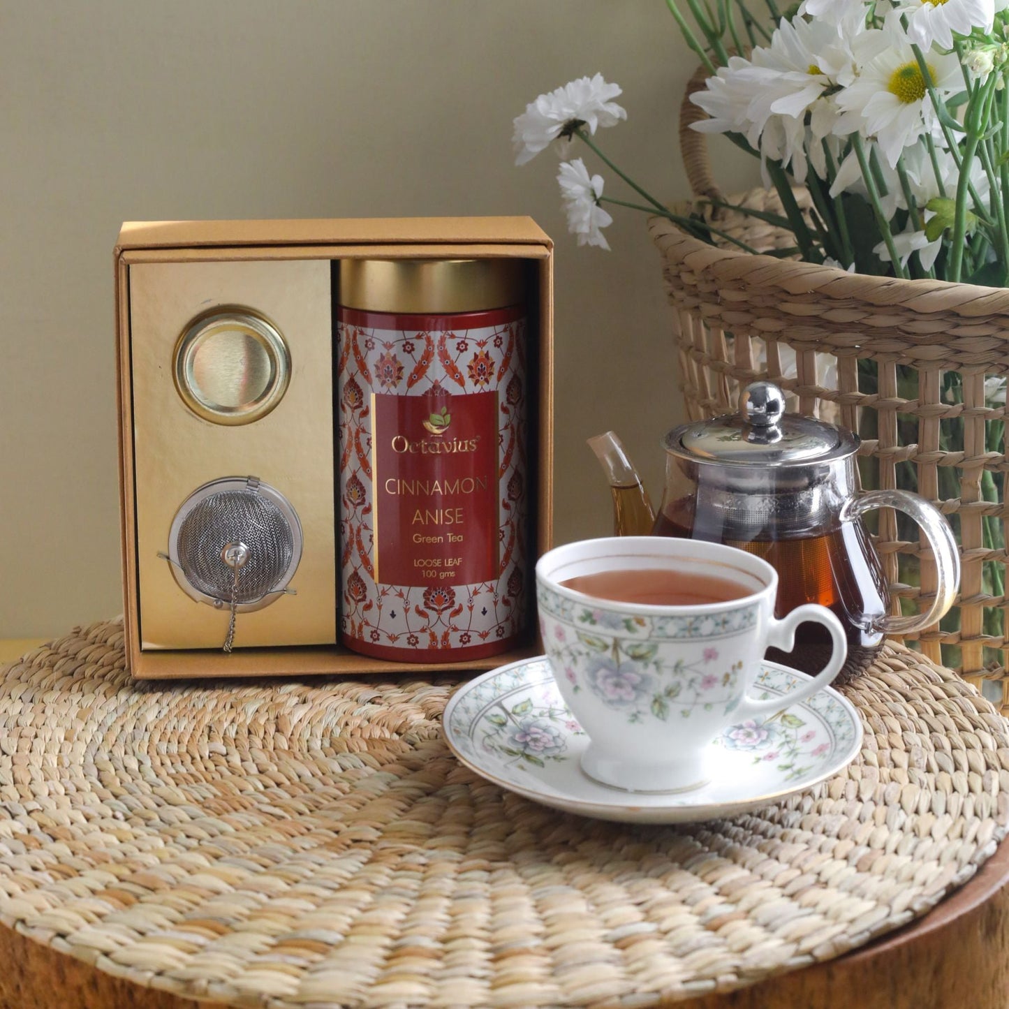 Tea Essentials-Sweet & Spicy (Cinnamon & Star Anise Green Tea) 950g