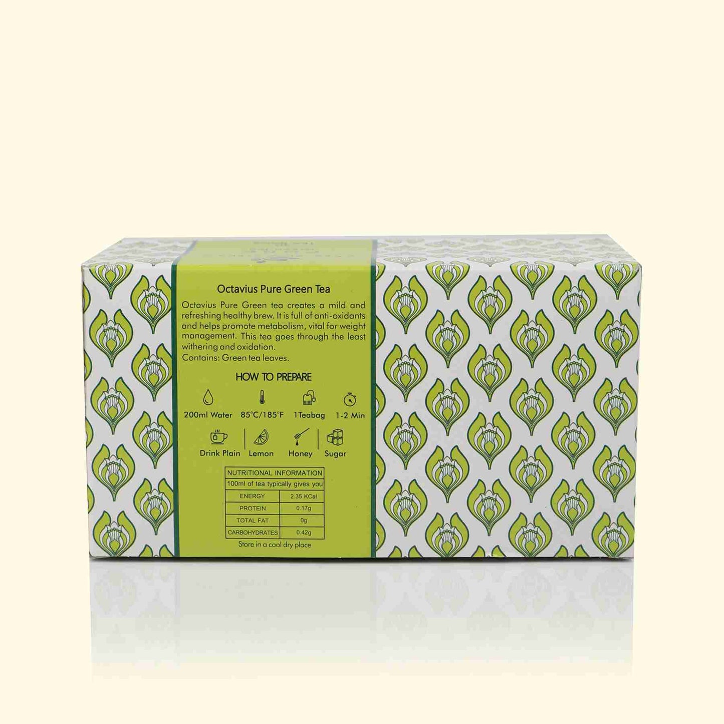 Pure Green tea - 30 Enveloped Teabags 150g
