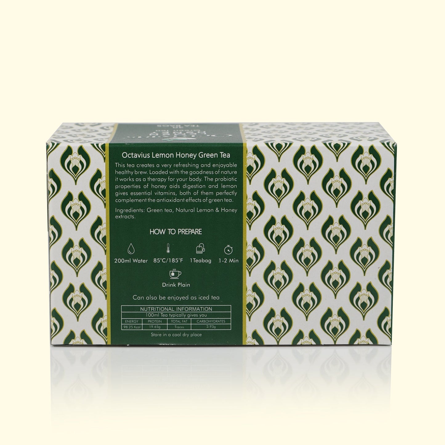 Lemon Honey Green tea - 30 Enveloped Teabags 195g