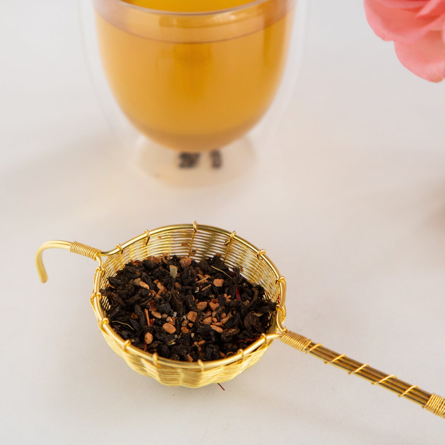 Handmade Brass Wire Mesh Tea Strainer 60g