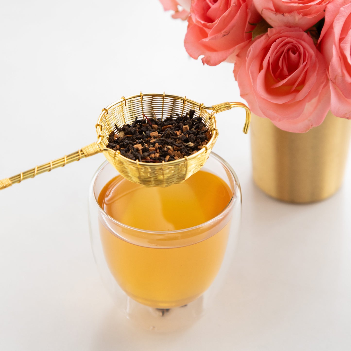 Handmade Brass Wire Mesh Tea Strainer 60g