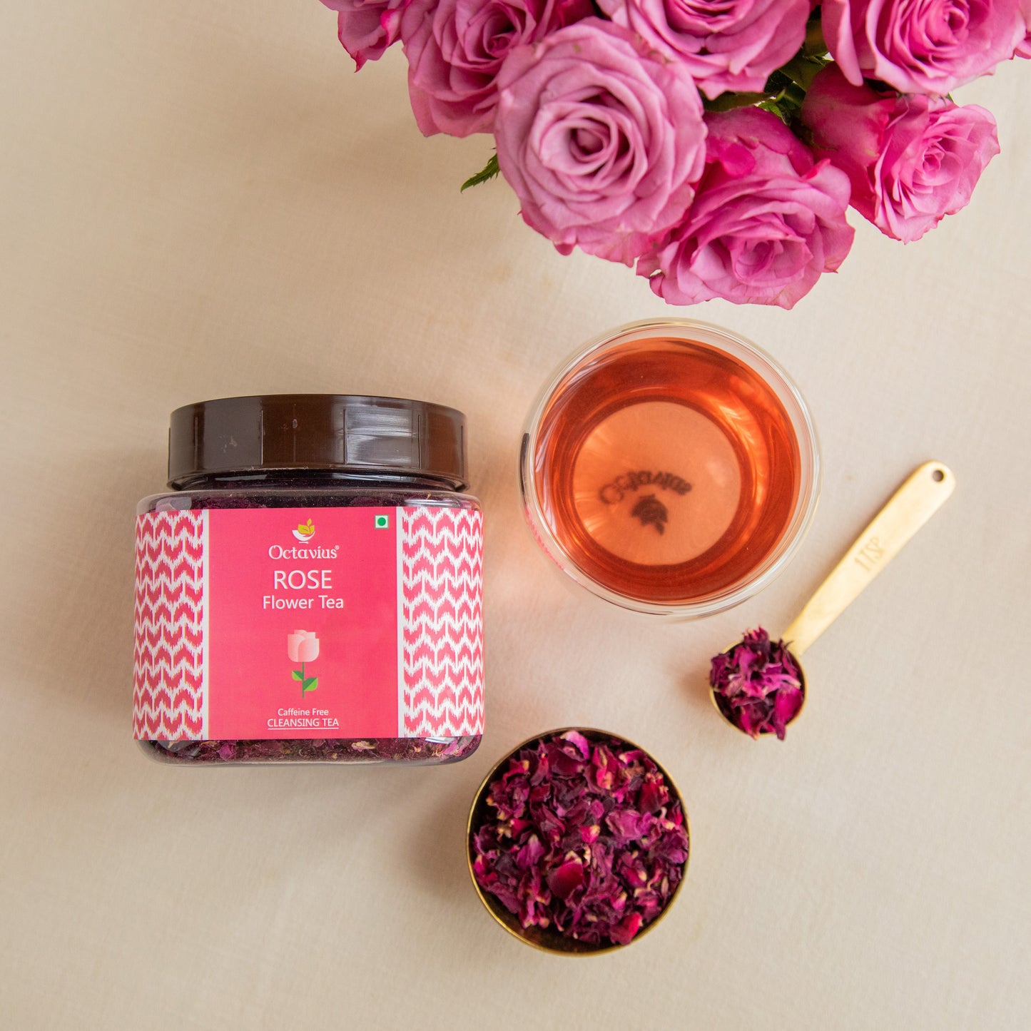 Rose Flower  Herbal Infusion ( Loose Leaf )   - 50gms 50g
