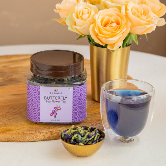 Butterfly  Blue Pea Flower Herbal Infusion ( Loose leaf ) - 50gms 50g