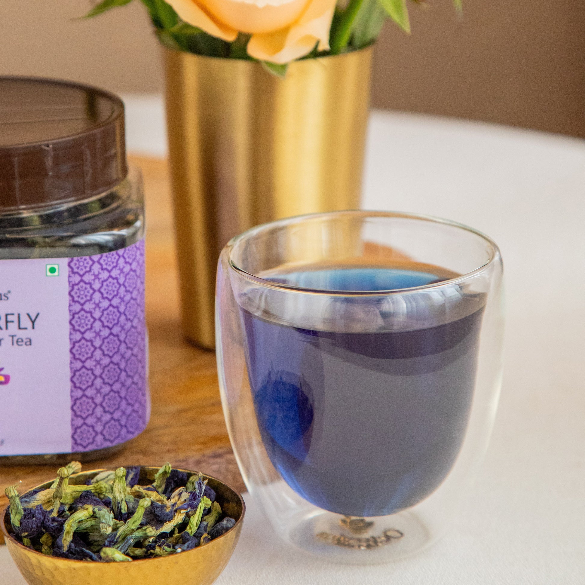 Butterfly  Blue Pea Flower Herbal Infusion ( Loose leaf ) - 50gms 50g