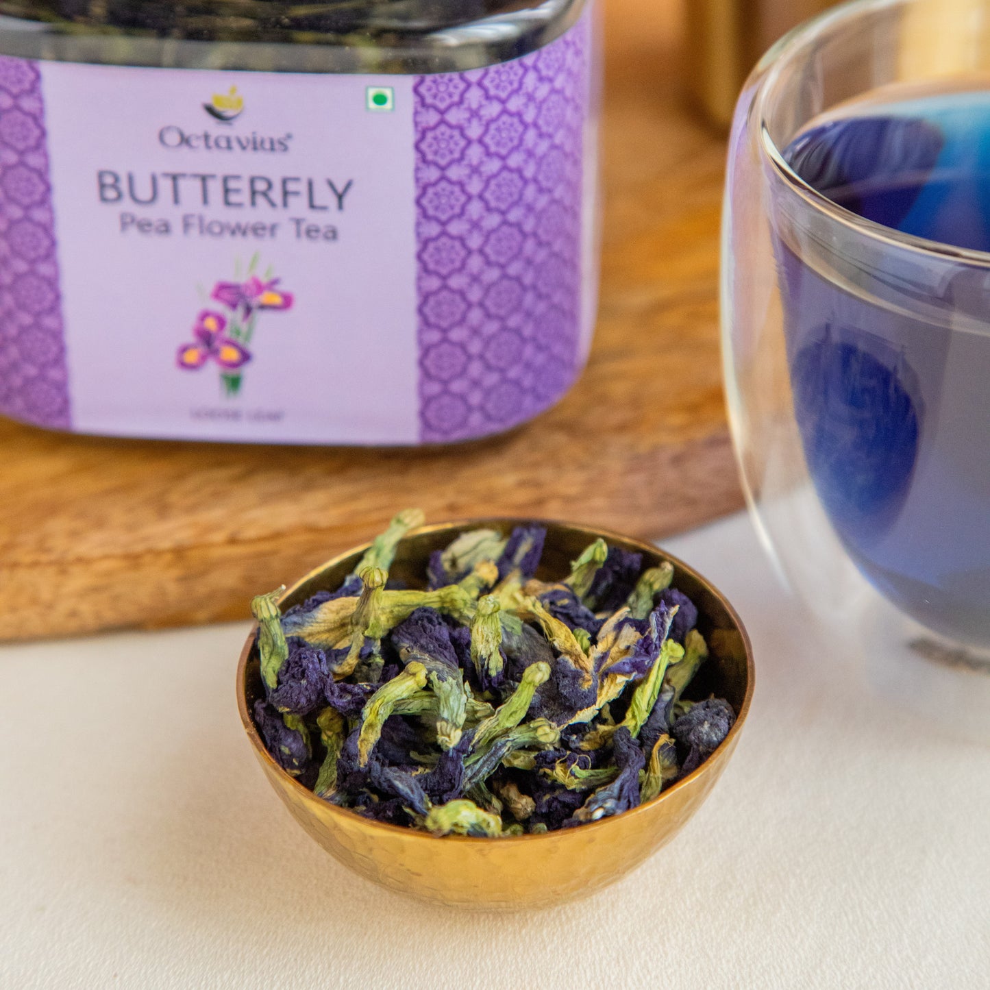 Butterfly  Blue Pea Flower Herbal Infusion ( Loose leaf ) - 50gms 50g