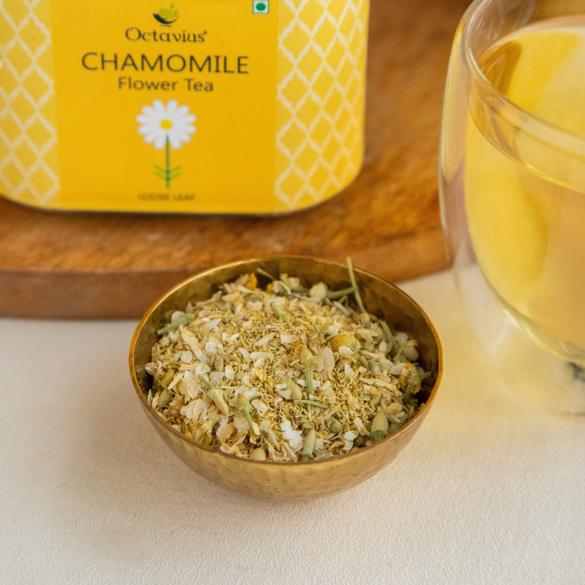 Chamomile Flower  Herbal Infusion   ( Loose Leaf )  - 50 Gms - Jar 50g