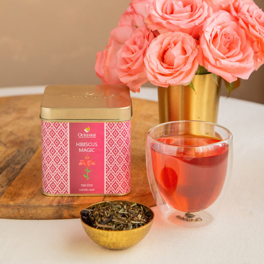 Hibiscus Magic Loose Leaf Tea - 75 Gms Hibiscus Magic Loose Leaf Tea - 75 Gms