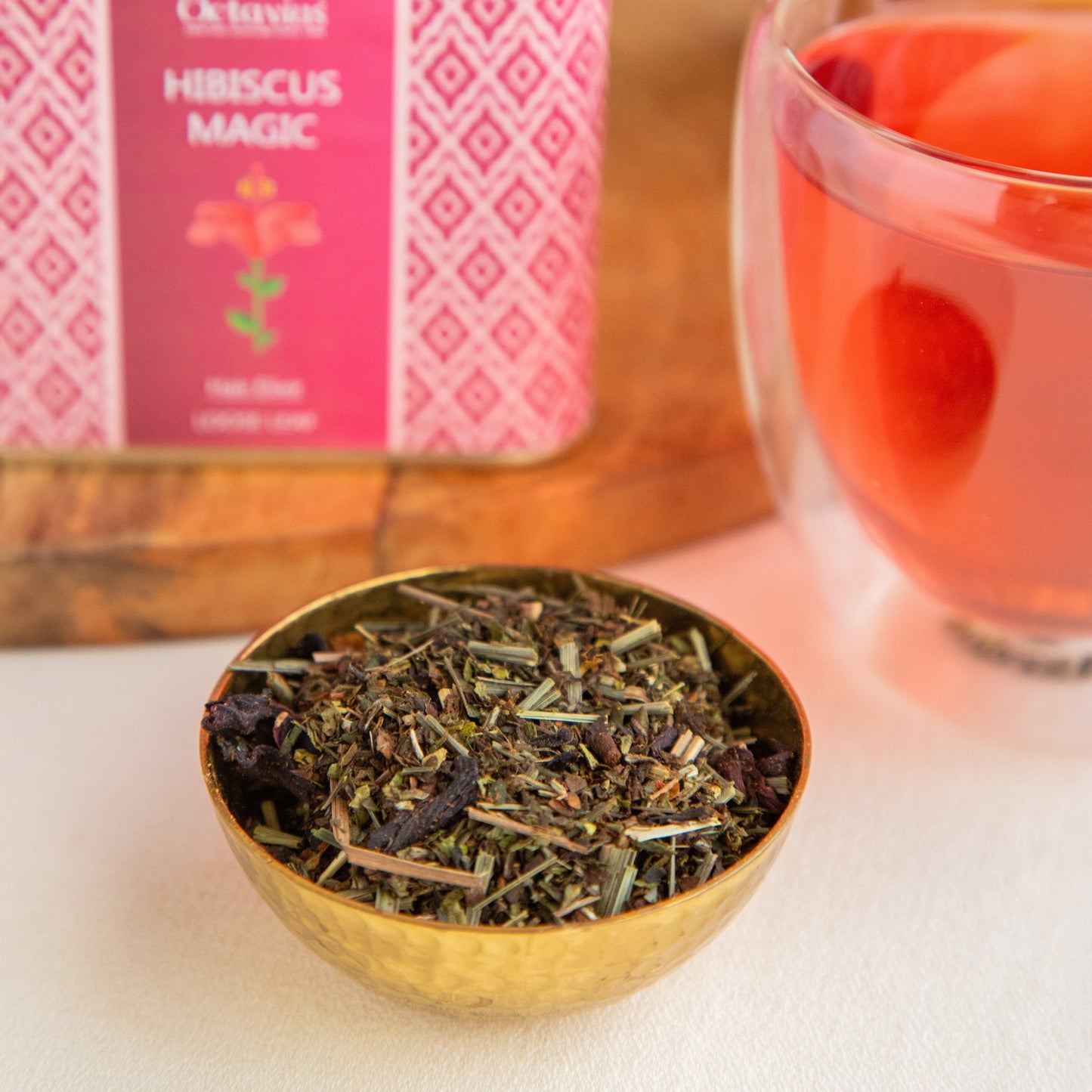 Hibiscus Magic Loose Leaf Tea - 75 Gms Hibiscus Magic Loose Leaf Tea - 75 Gms