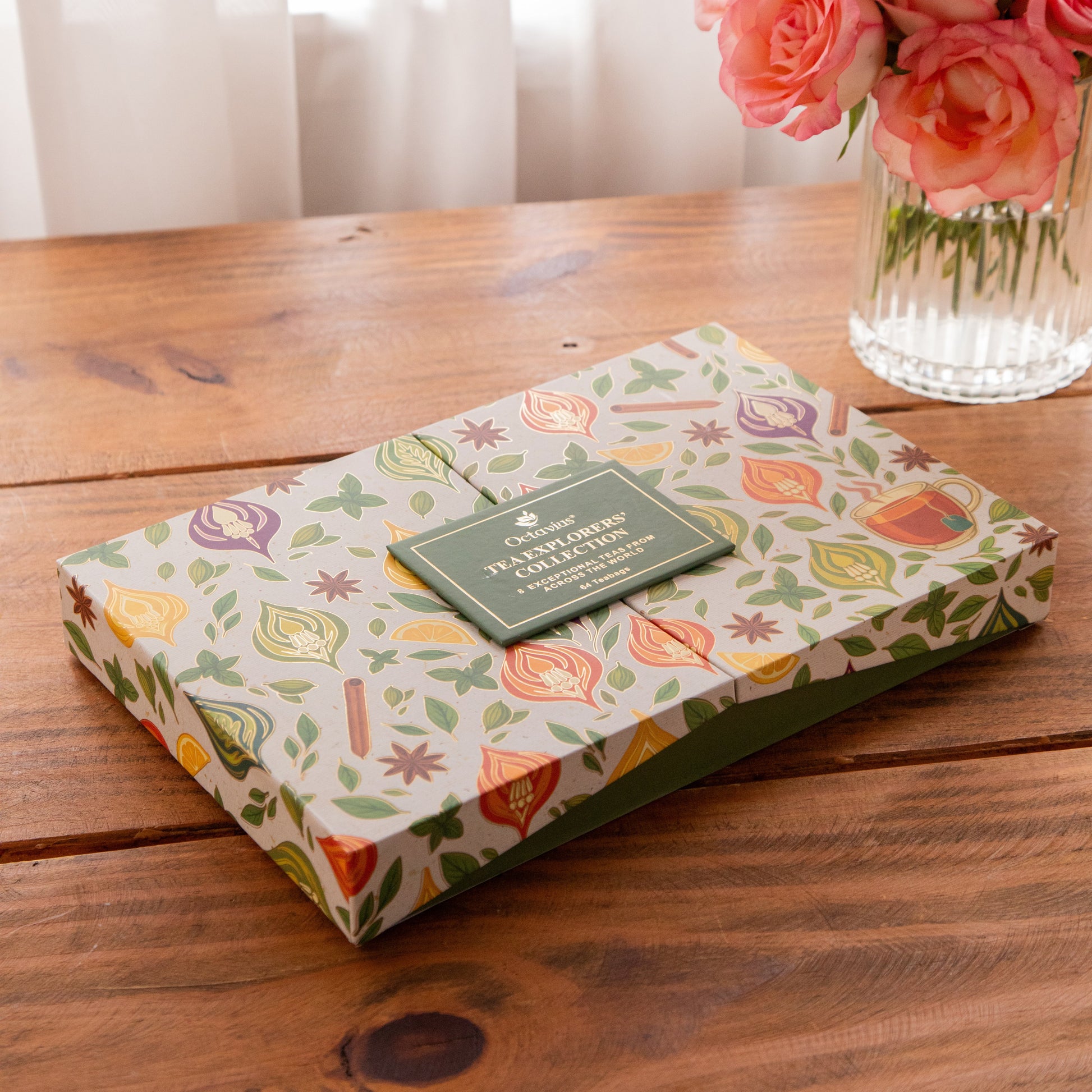 Tea Explorers’ Collection – 64 Enveloped Teabags in a Premium Rigid Box 64 Tea Bags