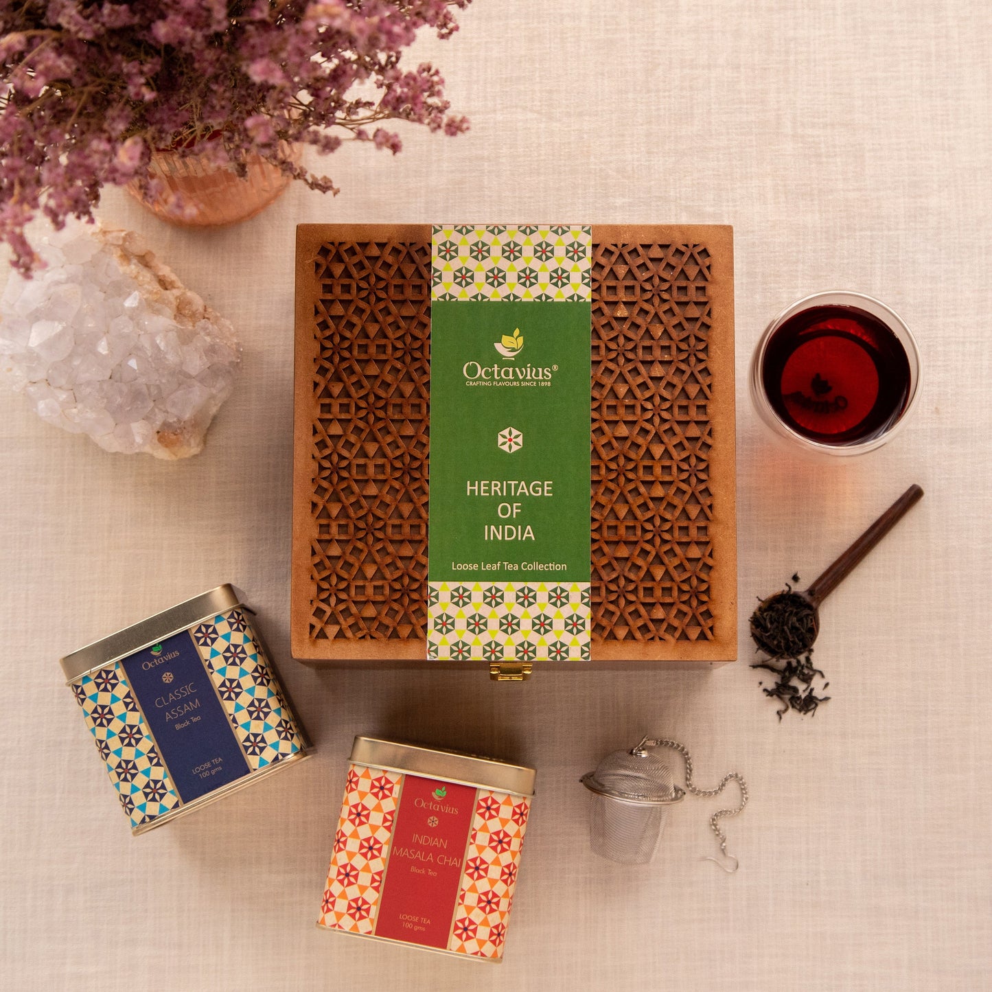 Heritage of India Tea Collection - Tea Lovers Essentials 1600g
