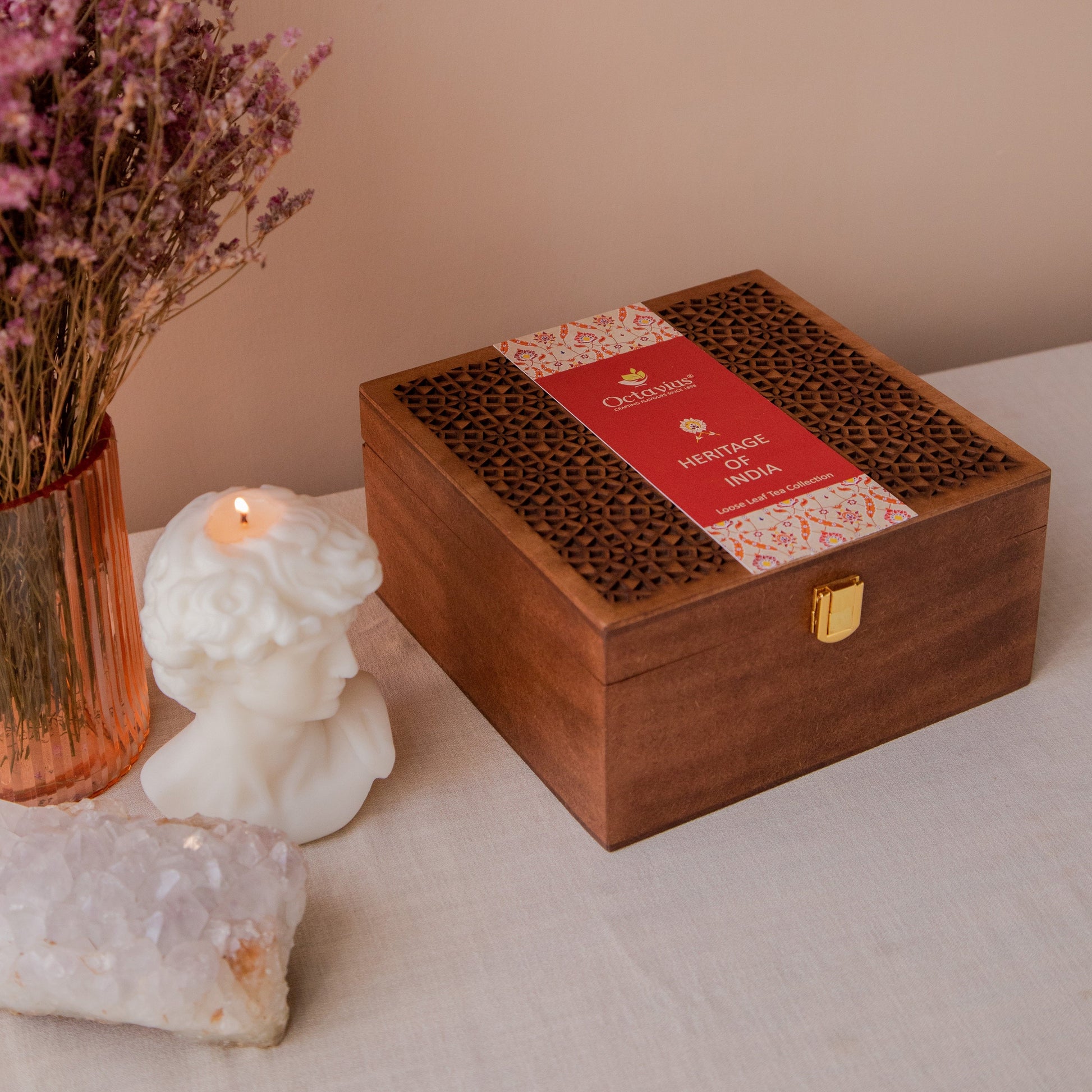Heritage of India Tea Collection - Couples Delight (Premium Wellness Green Tea Range) 1050g