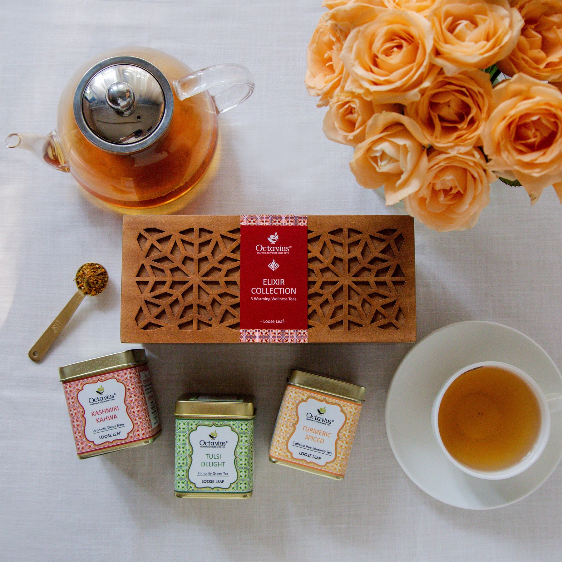 Elixir Collection- 3 Warming Wellness Loose Tea Kit 1020g