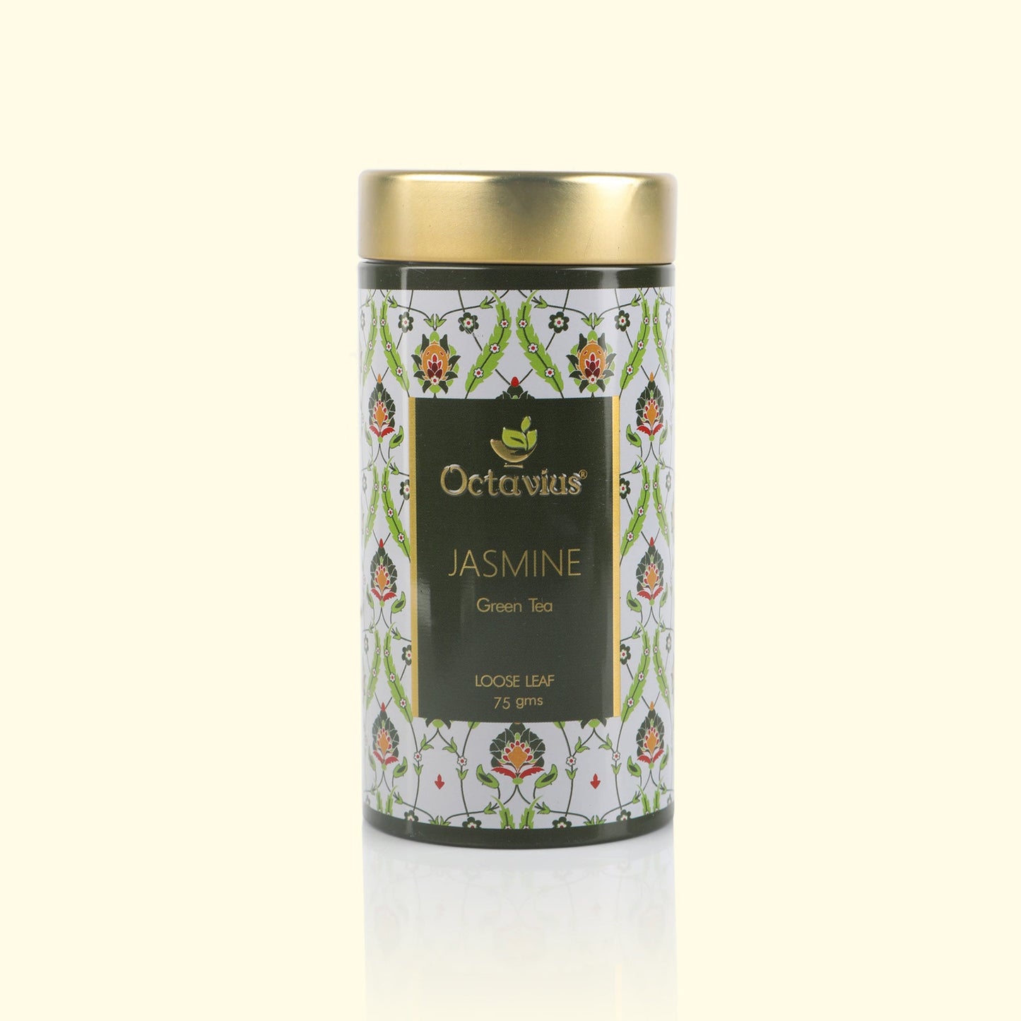 Jasmine Green Tea Loose Leaf - 75 Gms Tin Can 75g