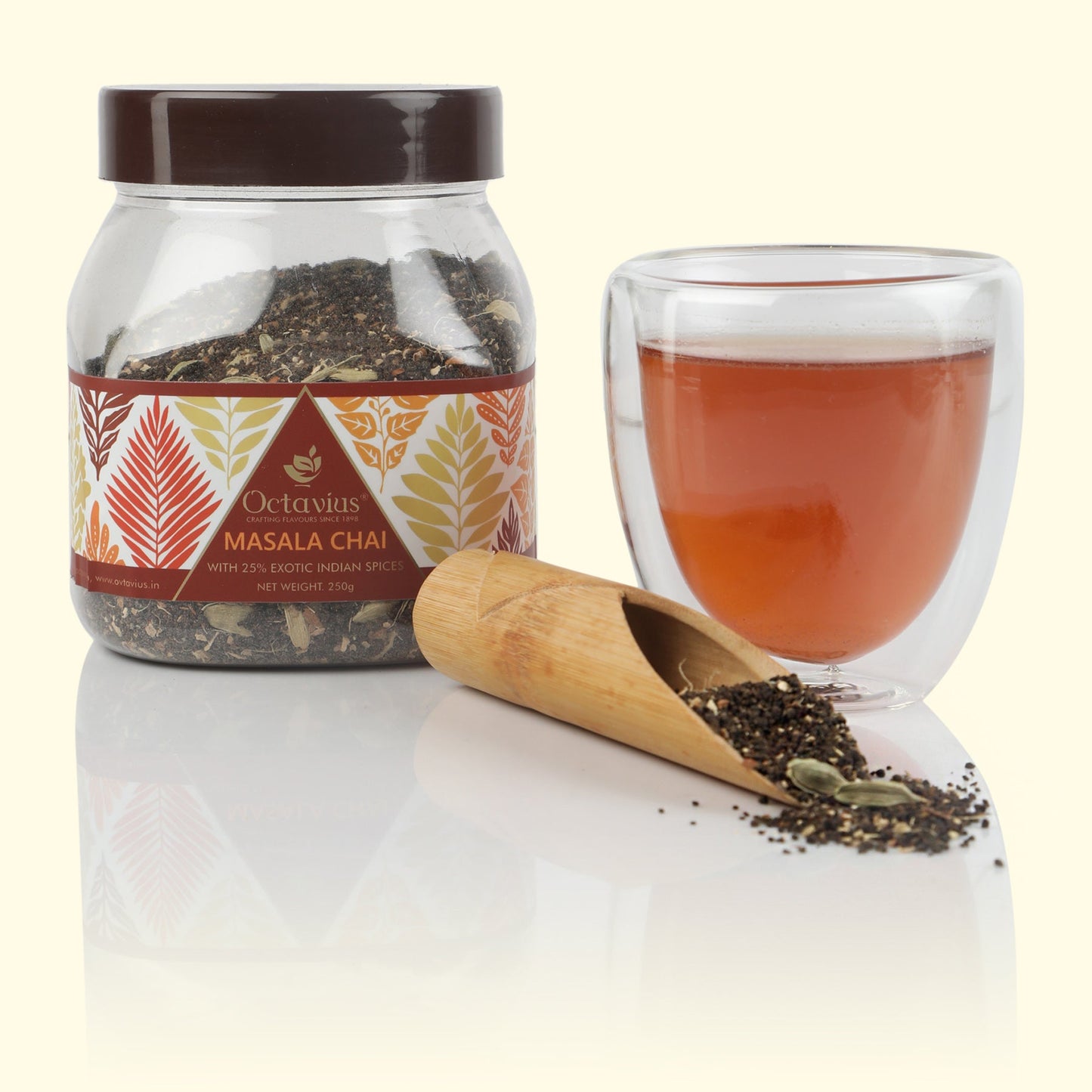 CTC Masala Chai Loose leaf - 250 Gms Jar ( PACK OF 2 ) 250g