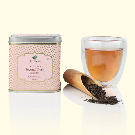 Darjeeling Second Flush Black Loose Leaf Tea - 100 Gms 100g